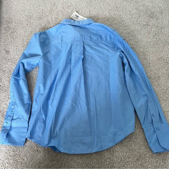 NWT Women's Long Sleeve Oxford Button-Down Shirt - A New Day Size S - Picture 11 of 12